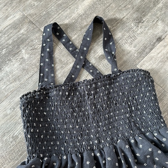 AE SMOCKED DITSY MINI DRESS - Picture 3 of 9